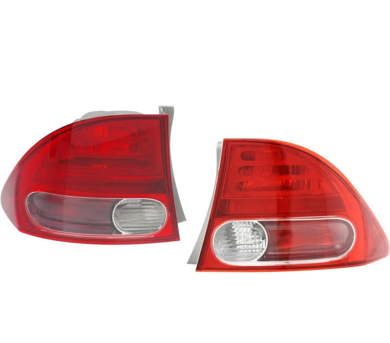 Conjunto de luz traseira halógena para Honda Civic Sedan 2006-2008